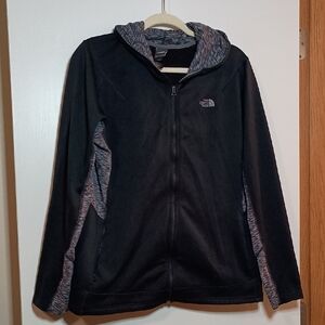 The North Face Black Jacket with Gray Details